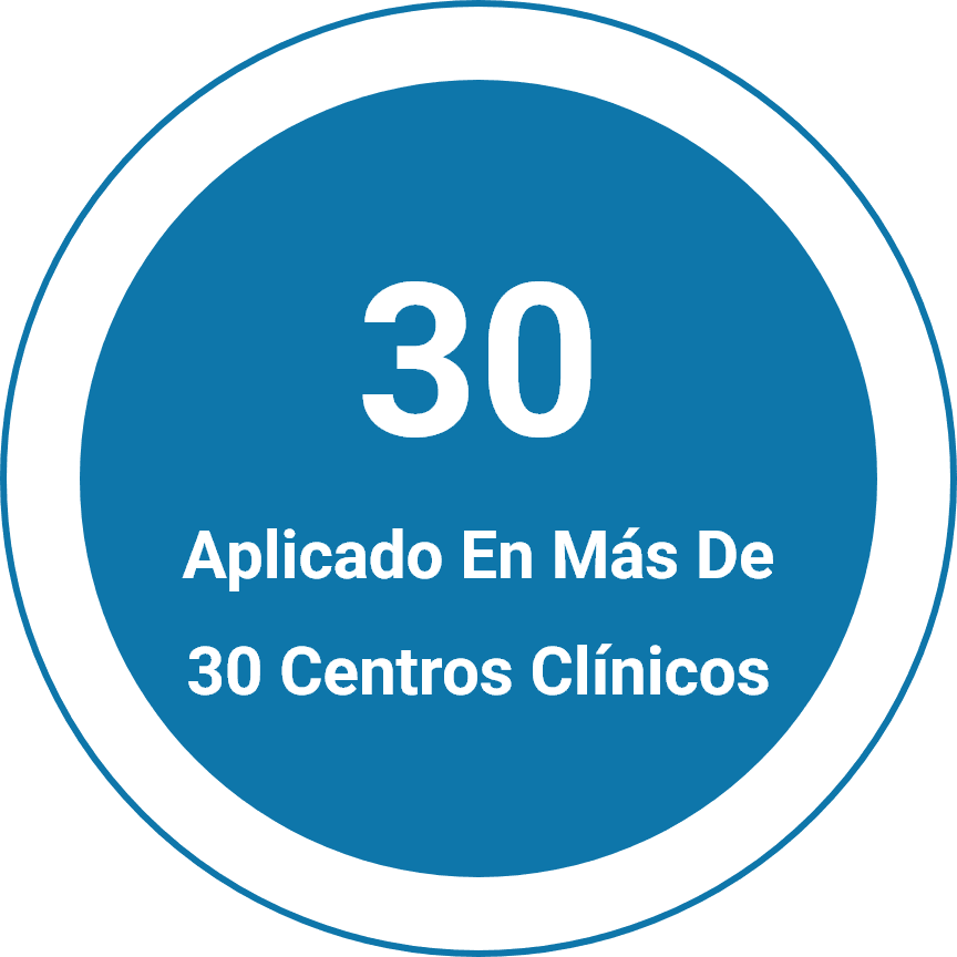 Aplicado en más de 30 centros clínicos