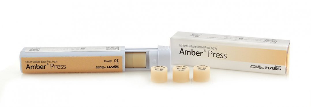 HASS lithium disilicate AmberPress